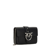 Black Calf Leather Bos Taurus Shoulder Bag